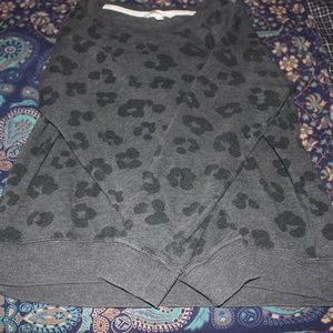 Vintage Victoria Secret Leopard Print Crew Sweater